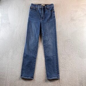 Madewell The Perfect Vintage Jean High Rise Straight Leg Blue MB687 Size 27